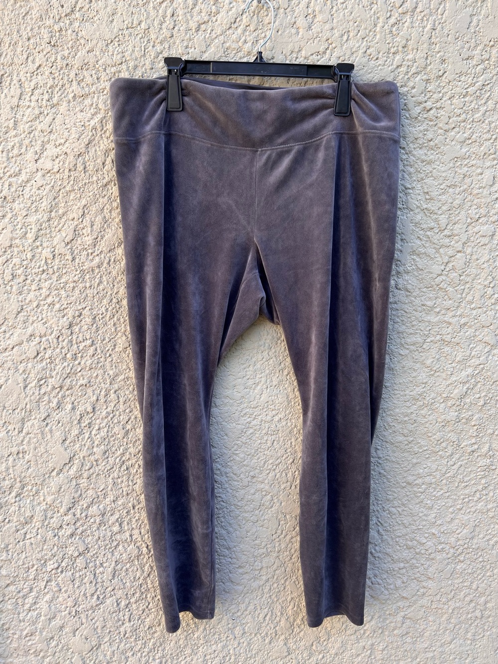 Gray Velvet Pants